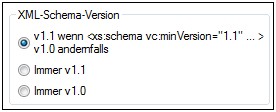XMLSchemaVersionOn