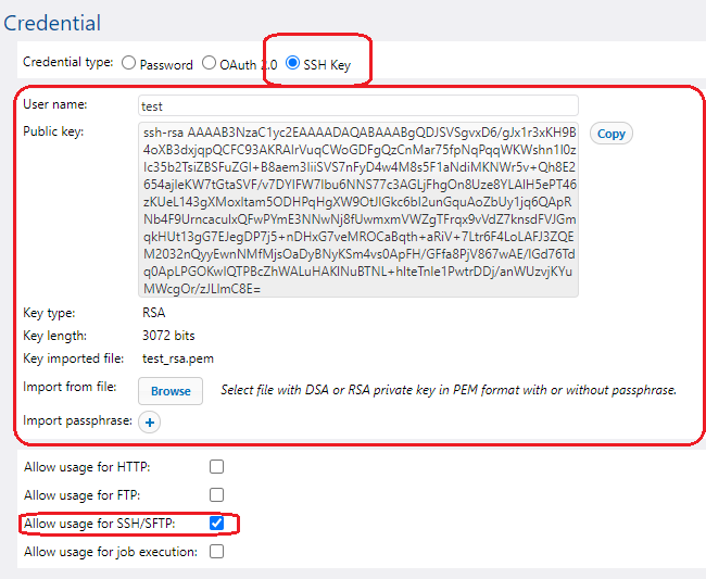 Credentials-SSH-Key