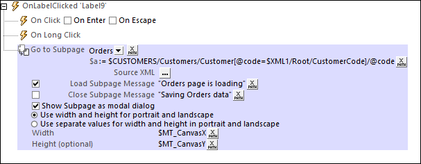 MTDActionsGotoSubpageOview