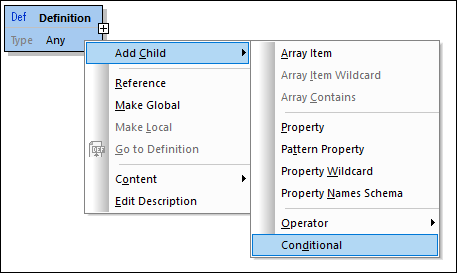 JSONSchemaAddConditional