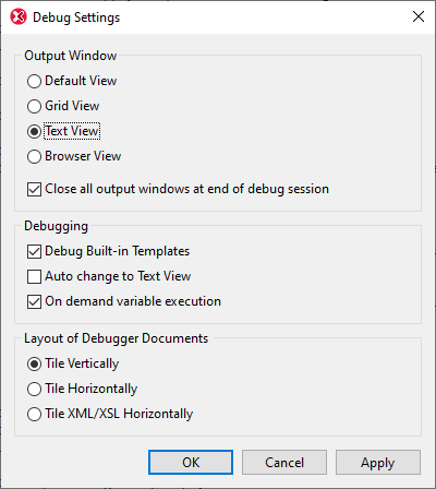 XSDebuggerSettings