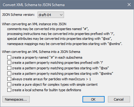 JSONConvertXMLSchema2JSON