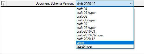 JSONSchemaVersion