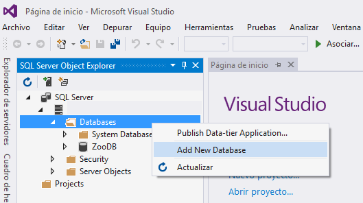 dbs_create_db_visual_studio