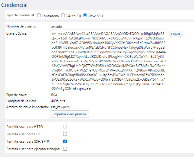 Credentials-SSH-Key