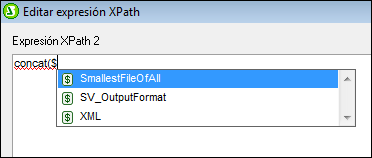 EdtXPathExpVariables