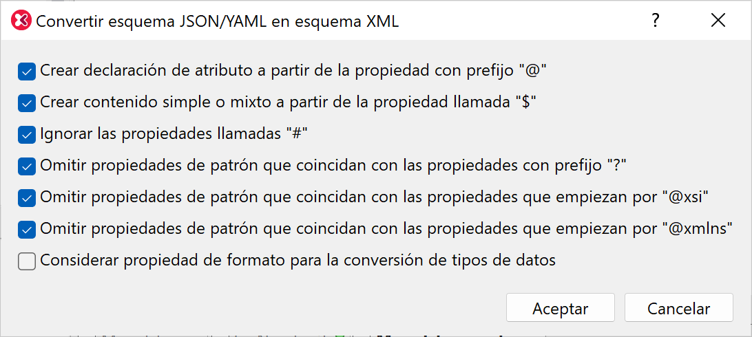 JSONConvertJSONSchema2XML