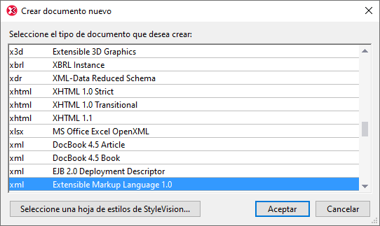 XSTutXMLCreateNewXML