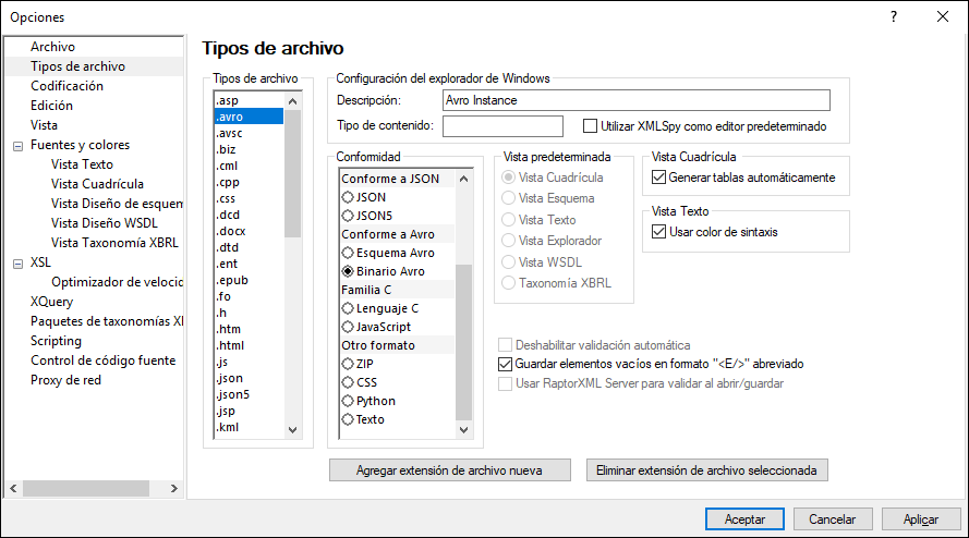 FileTypesAvro