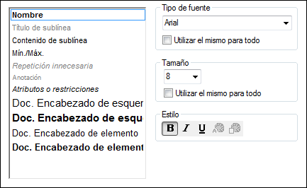 OptionsFontsColorsSchemaDesignView