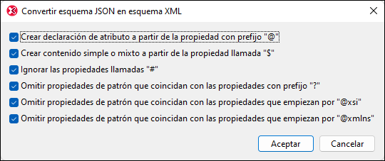 JSONConvertJSONSchema2XML