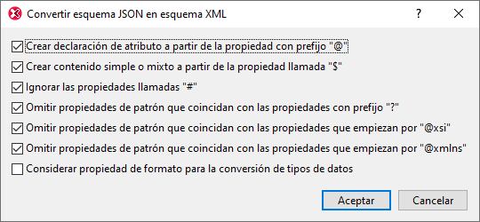 JSONConvertJSONSchema2XML