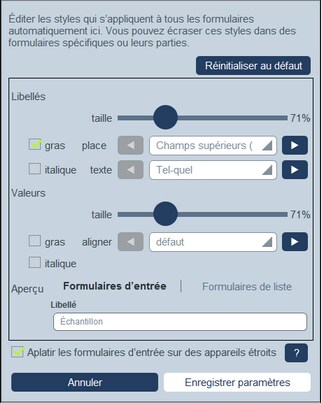 Cliquez pour expansion/compression