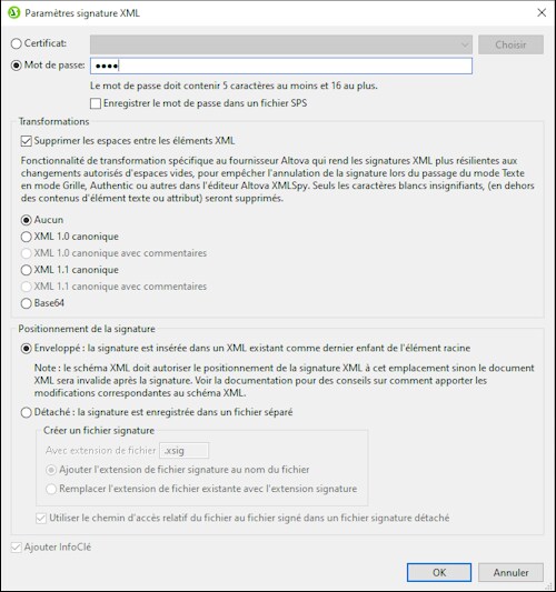 XMLSignatureSettings