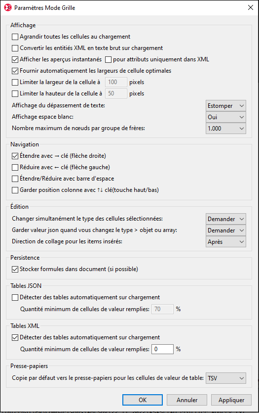 XSGridViewSettings
