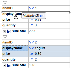 JSONGridViewDnDMultiNodeNotSameType