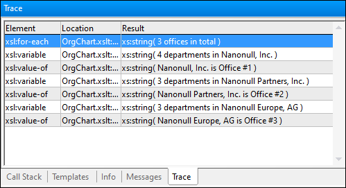 XSTracepointsXPathResults