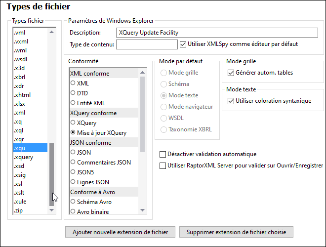 OptionsFileTypesXQU