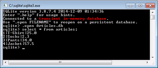 cmd_xml_sqlite_example