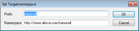XBRLDlgSetTargetNS