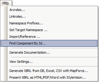 XBRLFindComponentByID